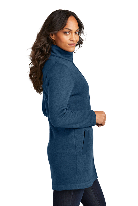 Port Authority Women's Arc Sweater Fleece Long Jacket | Product