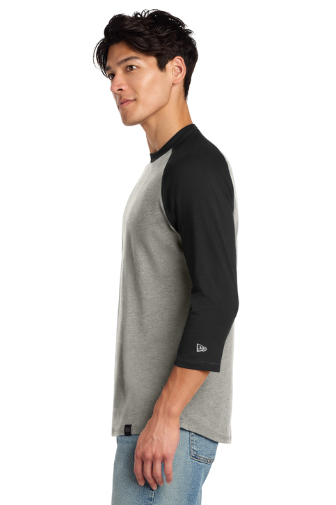 New Era Heritage Blend 3/4-Sleeve Baseball Raglan Tee | Product