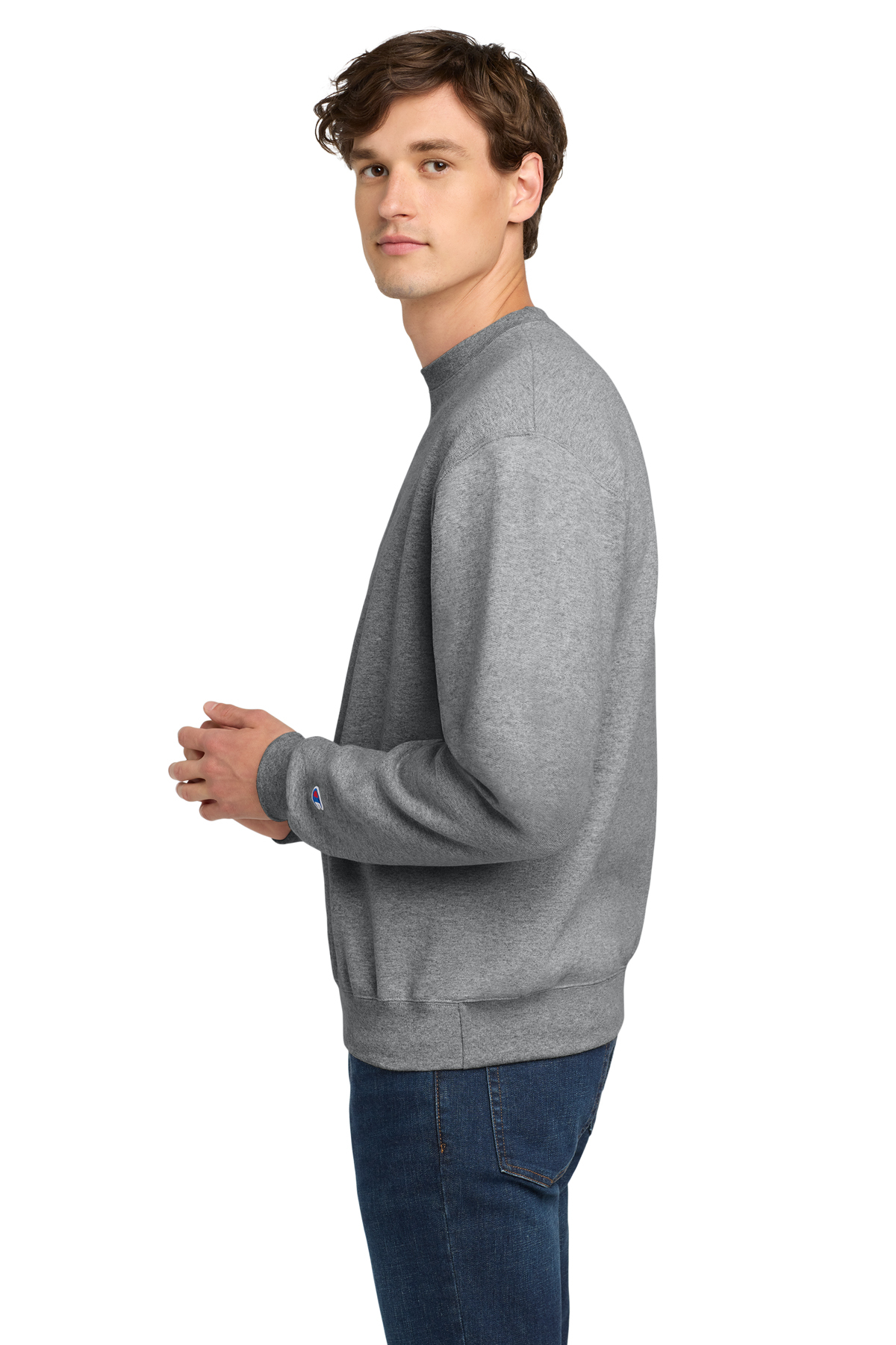 Champion Powerblend Crewneck Sweatshirt | Product | SanMar
