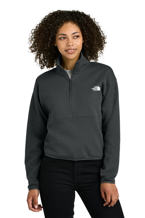 The North Face Women's Double-Knit 1/2-Zip Fleece | Product | SanMar