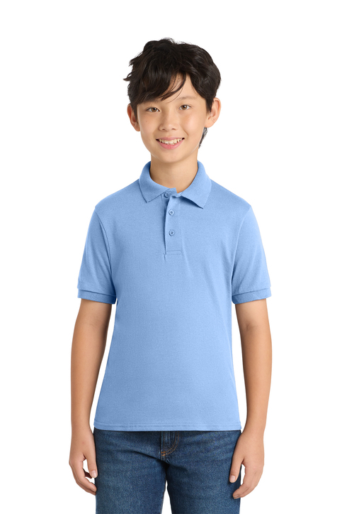 Port & Co Youth Core Blend Jersey Knit Polo | Product | Port & Company