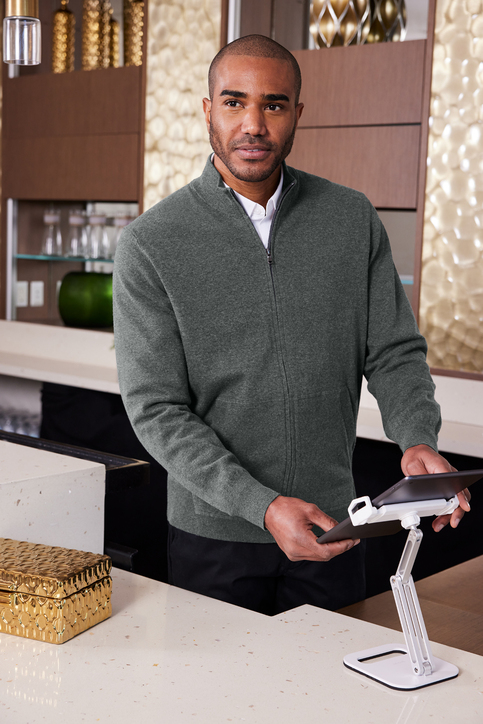 Port Authority Easy Care Full-Zip Sweater | Product | SanMar