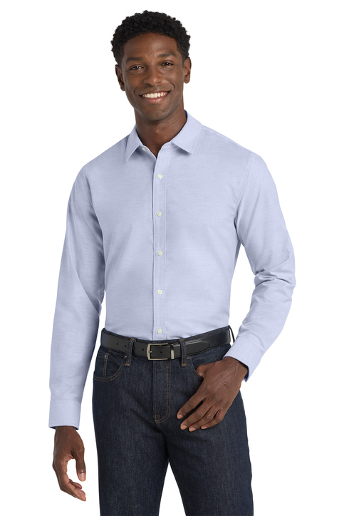 Port Authority Short Sleeve SuperPro Oxford Shirt | Product | SanMar