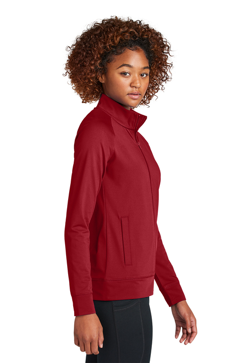 Sport-Tek Women's Sport-Wick Stretch Full-Zip Cadet Jacket