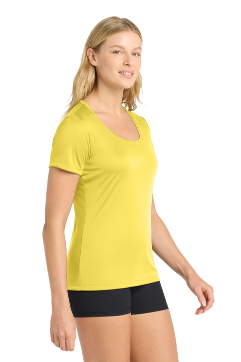 Sport-Tek Women's Posi-UV Pro Scoop Neck Tee | Product | SanMar