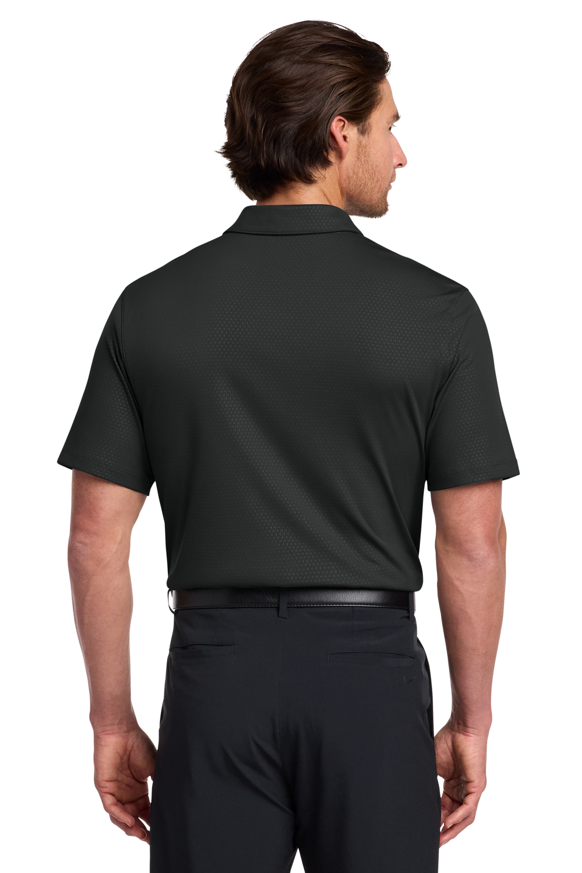 nike dri fit embossed polo