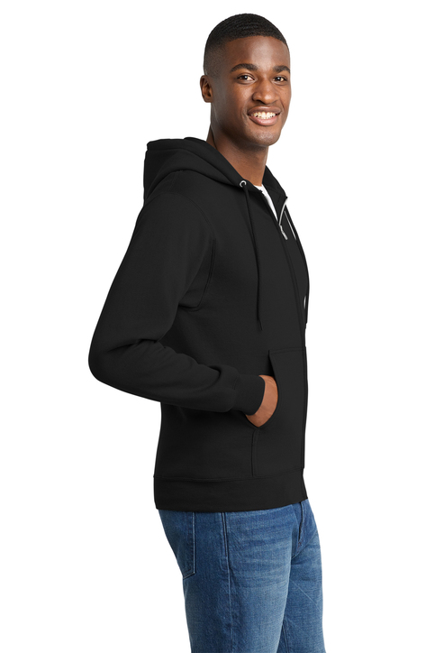 Port & Co Core Fleece Full-Zip Hooded Sweatshirt | Product | SanMar