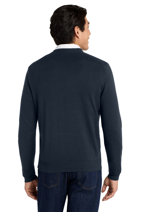 Pull Vantage USTA Southern North Carolina - Navy Taille L, 100% Coton, Col Ras Du Cou, Occasion Très Bon état