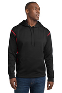 Sport-Tek Tech Fleece Colorblock Full-Zip Hooded Jacket | Product