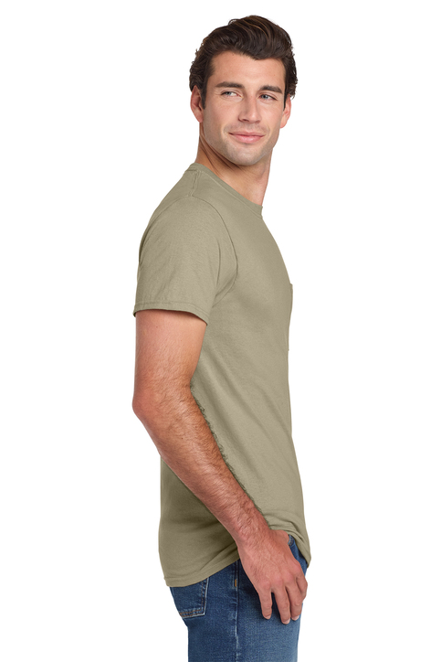 Jerzees Dri-Power 50/50 Cotton/Poly Pocket T-Shirt | Product | SanMar