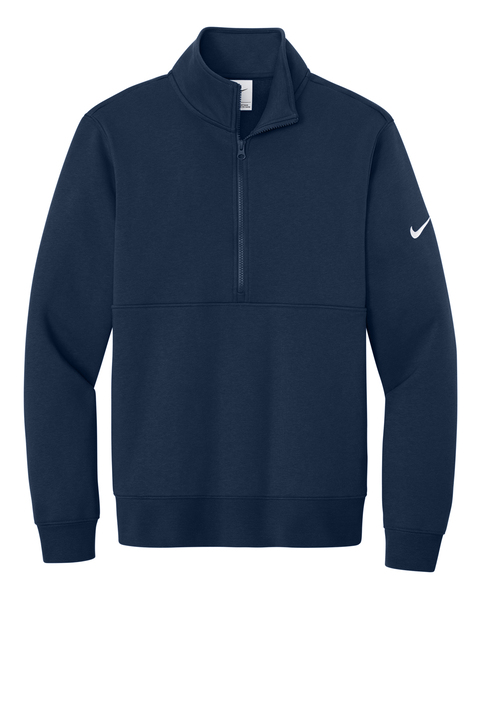 Nike Club Fleece Sleeve Swoosh 1/2-Zip | Product | SanMar