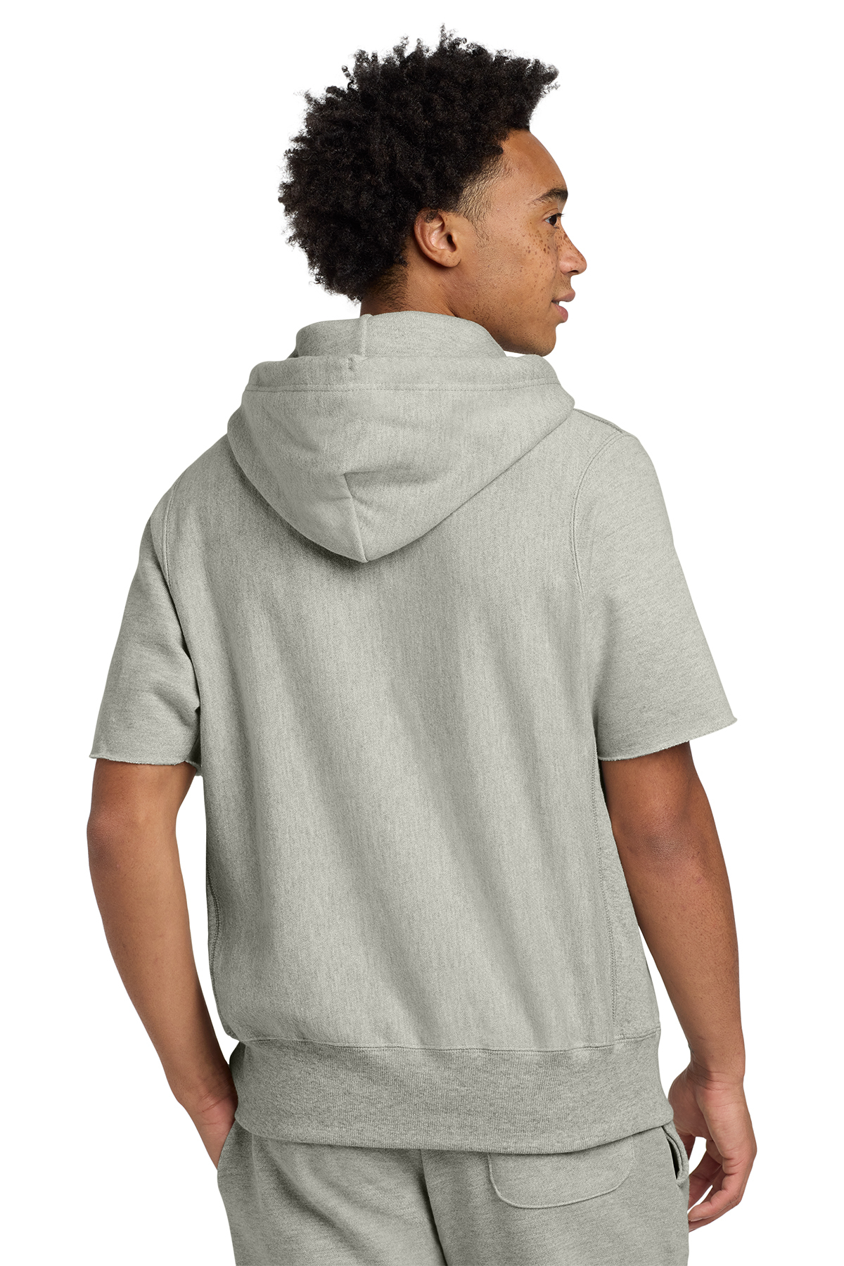 Champion Reverse Weave Short Sleeve Hooded Sweatshirt | Product | Company Casuals Champion Reverse Weave Short Sleeve Hooded Sweatshirt | Product | Company Casuals