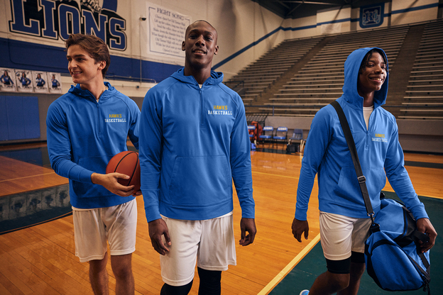 Sport-Tek Sport-Wick Stretch 1/2-Zip Hoodie | Product | SanMar