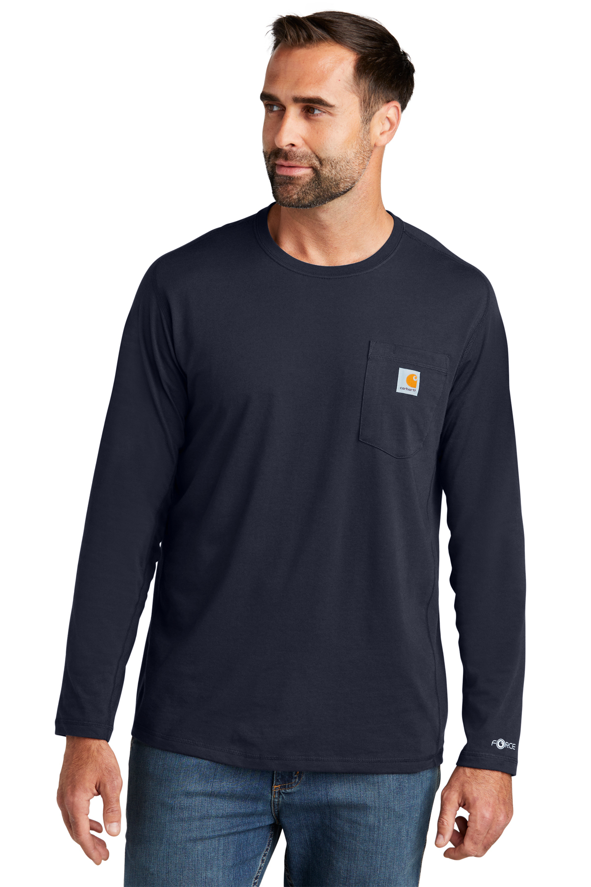 Carhartt Force Long Sleeve Pocket T-Shirt | Product | SanMar