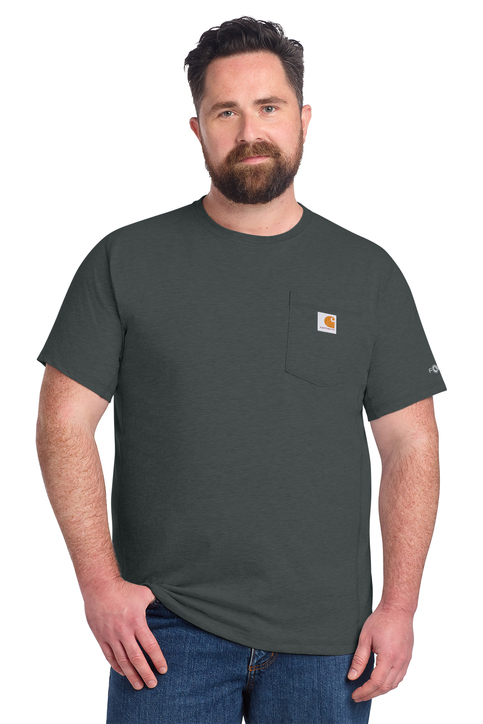 Carhartt Force Long Sleeve Pocket T-Shirt | Product | SanMar