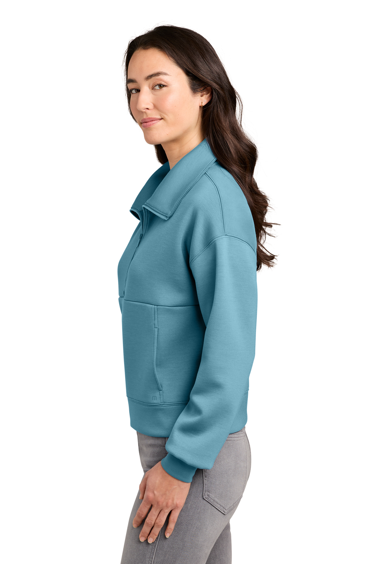 TravisMathew Women's Momentum Shift 1/2-Zip | Product | SanMar
