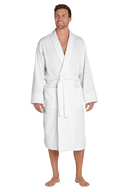 Port Authority<sup>&#174;</sup> Checkered Terry Shawl Collar Robe