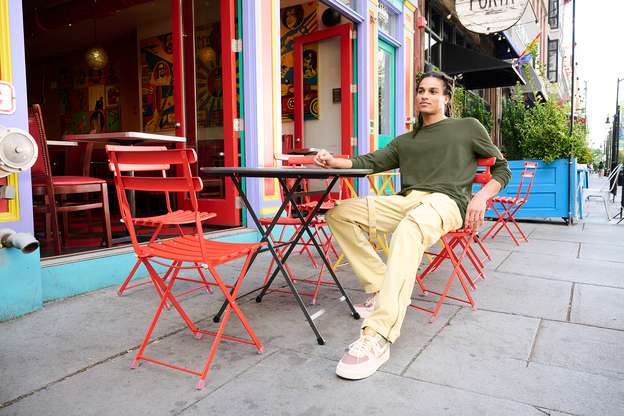District Perfect Weight CVC Long Sleeve Tee | Product | SanMar