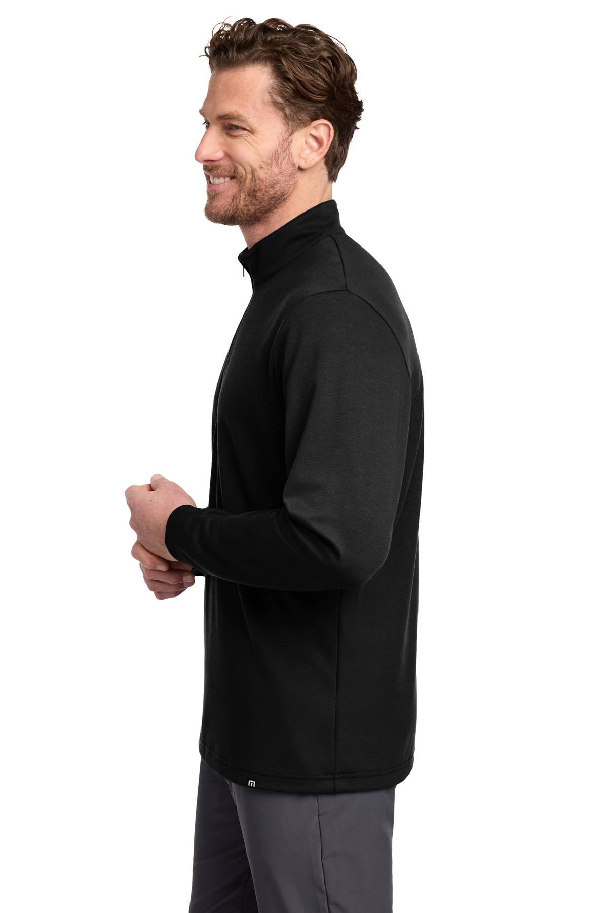 TravisMathew スニード メンズブラック TravisMathew Coveside 1/4-Zip | Product | SanMar