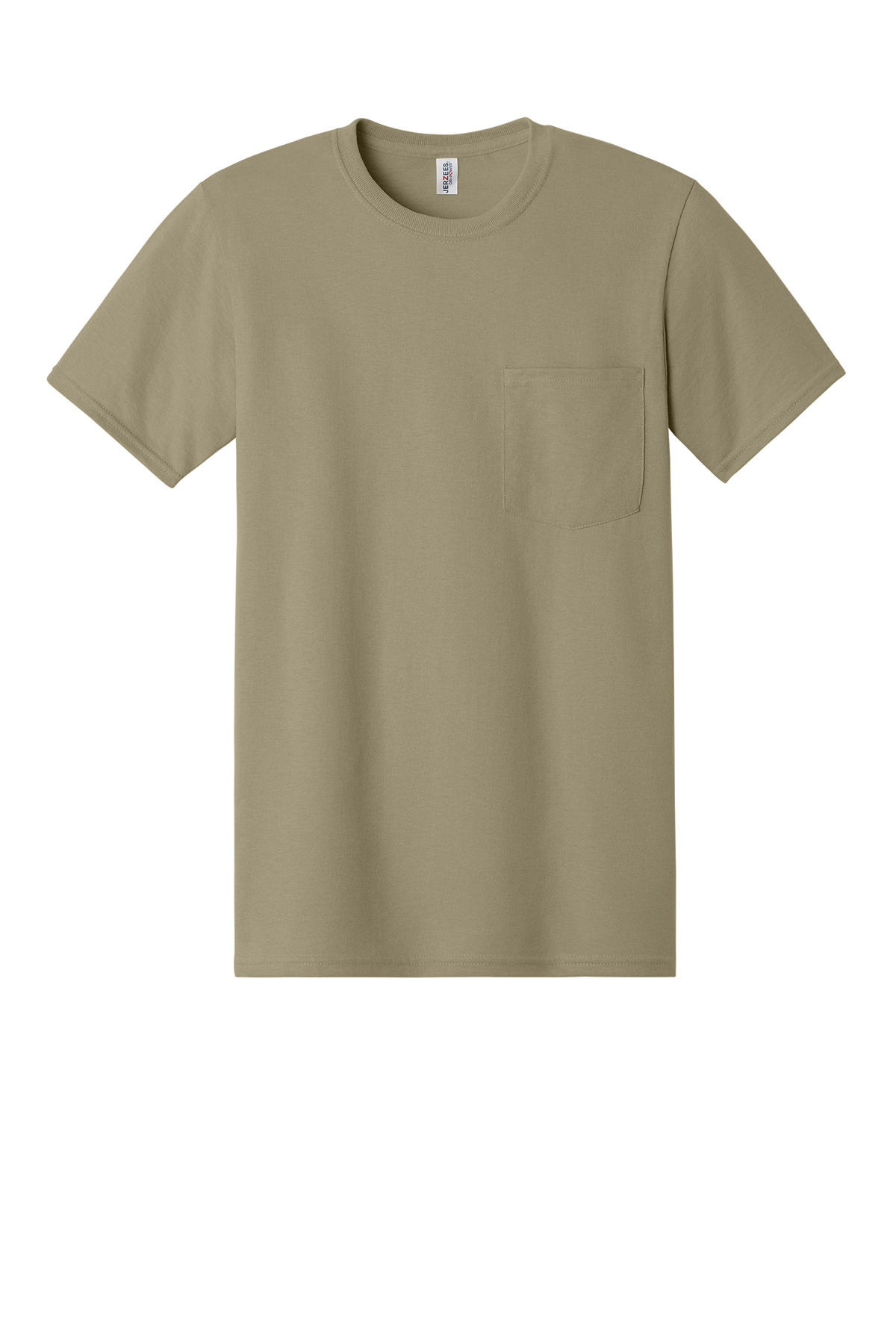 Jerzees Dri-Power 50/50 Cotton/Poly Pocket T-Shirt | Product | SanMar