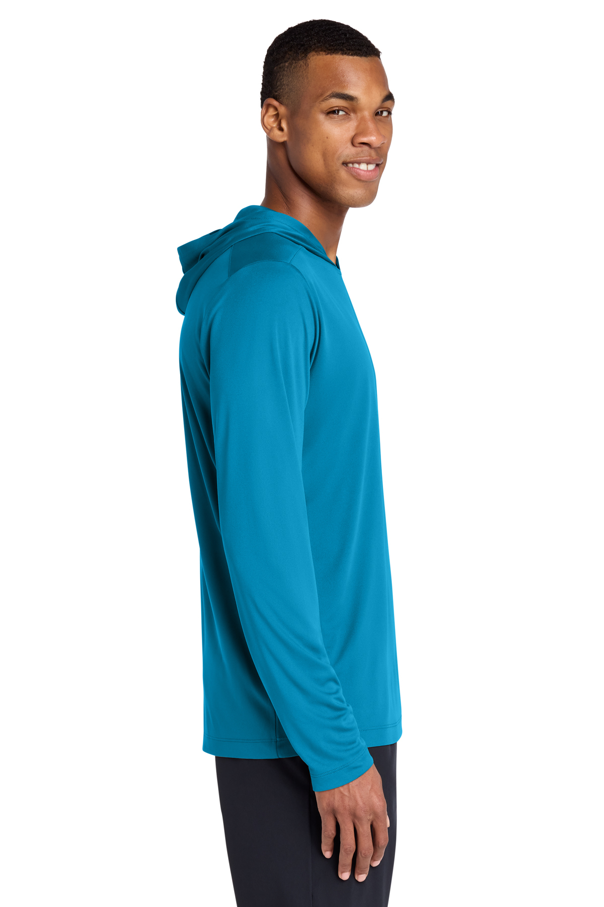 Sport-Tek Posi-UV Pro Long Sleeve Hoodie | Product | SanMar