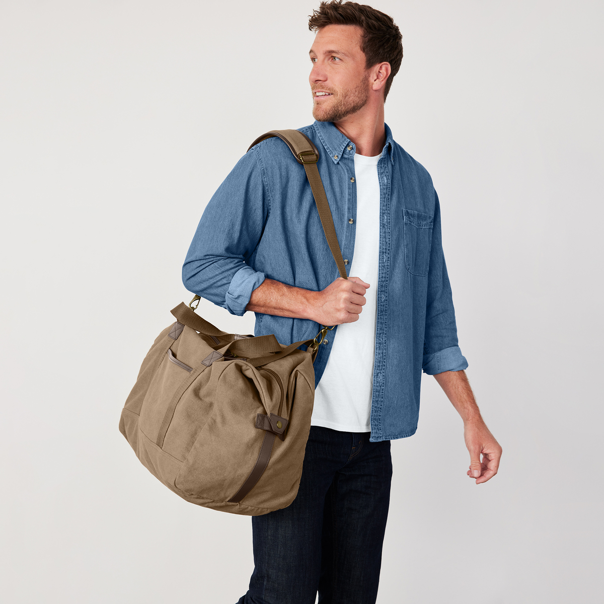 Port Authority Washed Canvas Duffel | Product | Port Authority