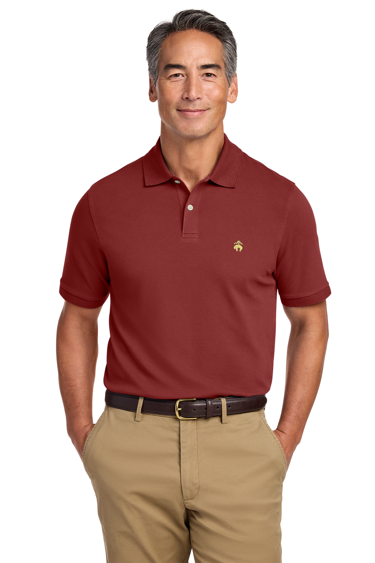 PIMA COTTON KN POLO マスタード Brooks Brothers Pima Cotton Pique Polo | Product | SanMar