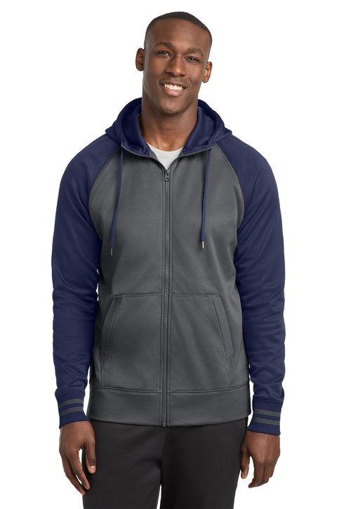 Sport-Tek Women's Sport-Wick Varsity Fleece Full-Zip Hooded Jacket