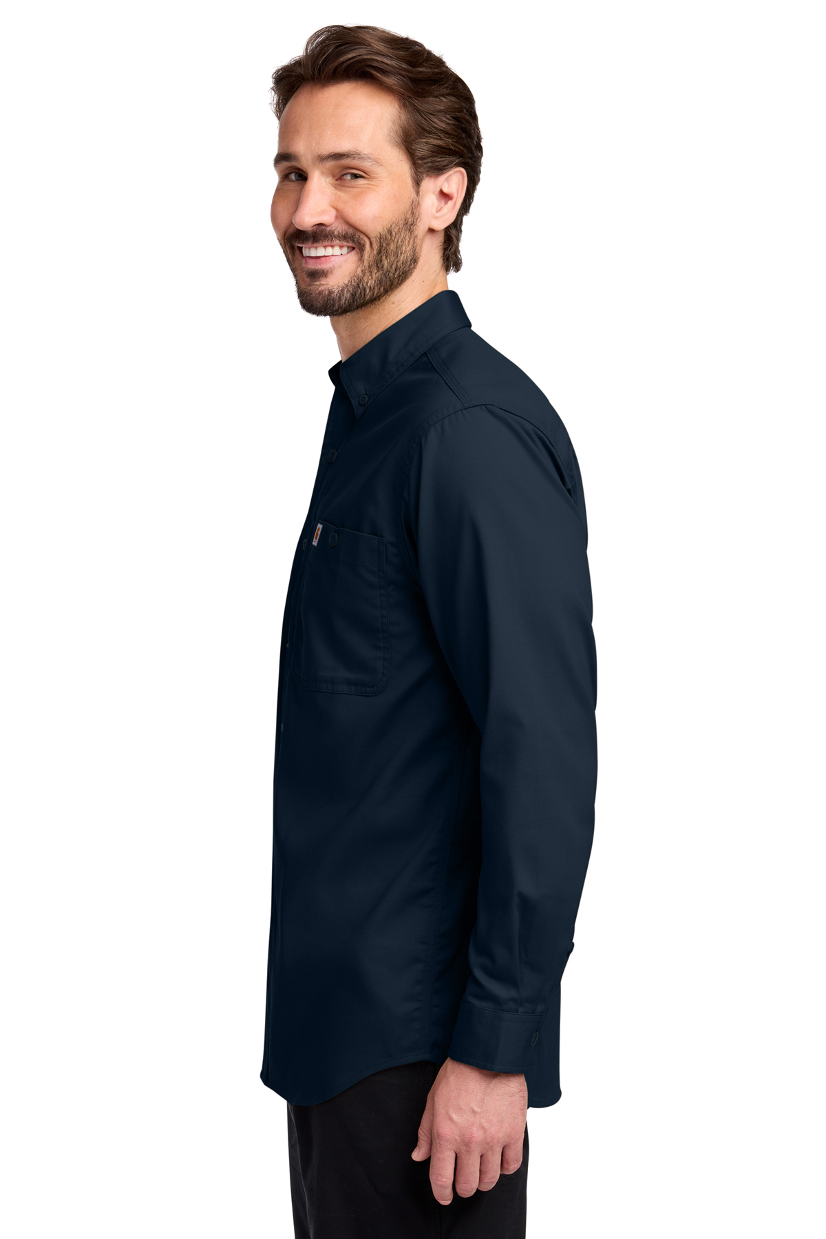 rugged dress shirts Brushed Woven Dress Shirt