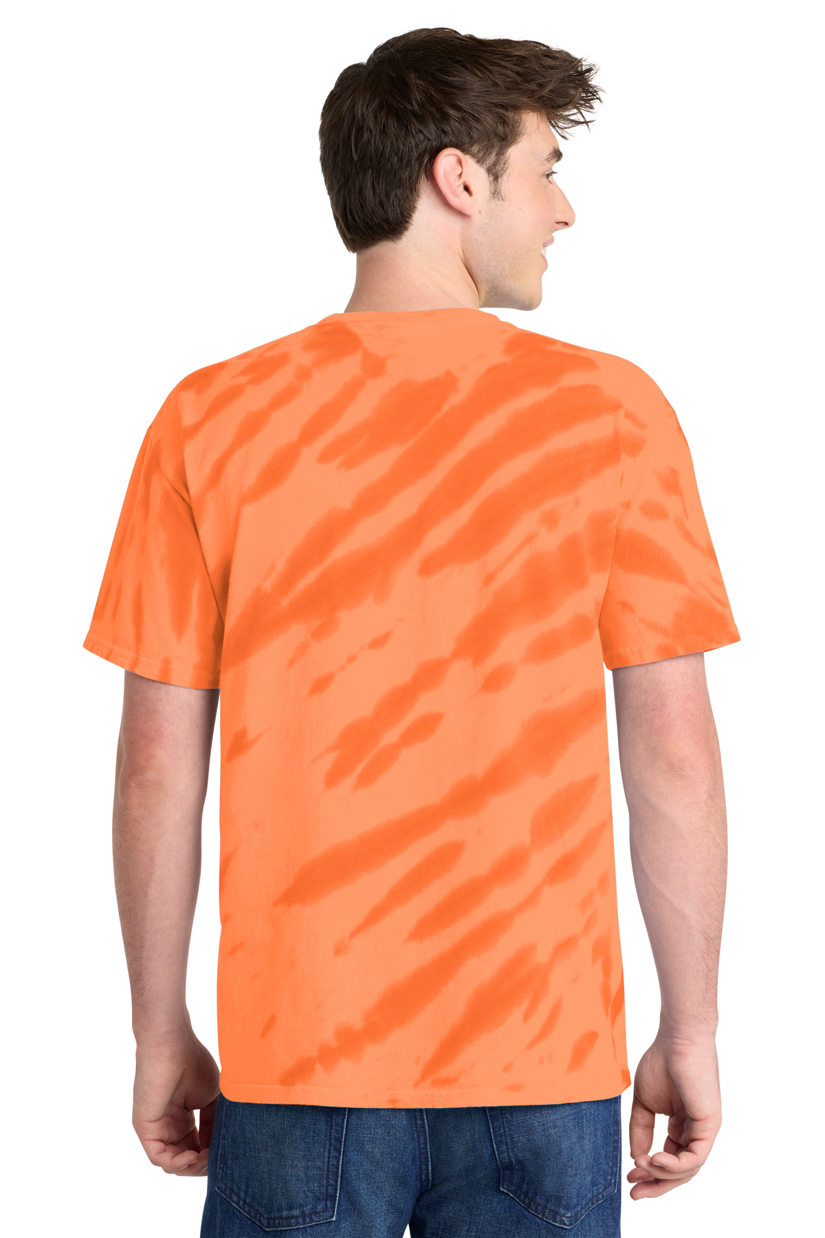 Port & Co Tiger Stripe Tie-Dye Tee | Product | SanMar