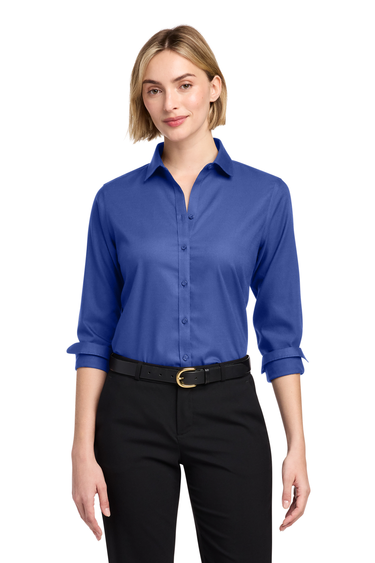 Brooks Brothers Women's Wrinkle-Free Stretch Nailhead Shirt | Product |  SanMar