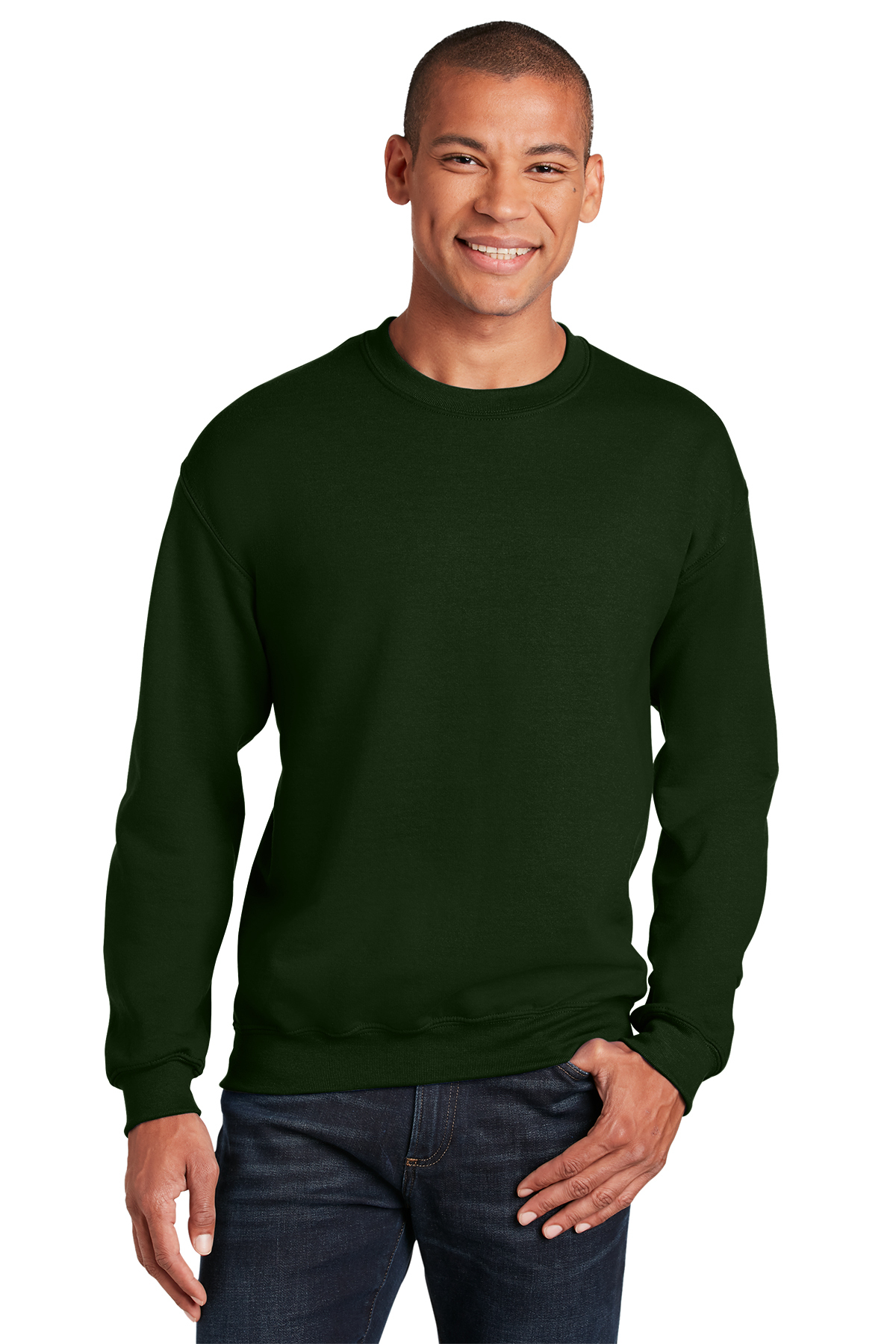 Gildan 18000 Heather Sport Maroon Sweatshirt