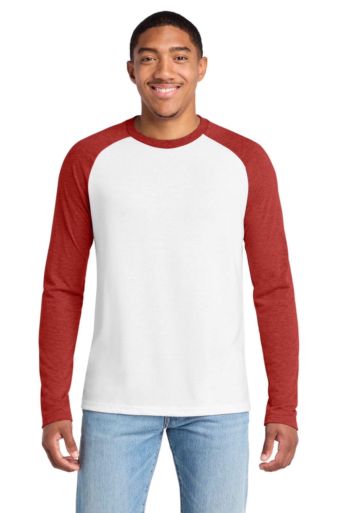 Allmade Unisex Tri-Blend Long Sleeve Colorblock Raglan | Product