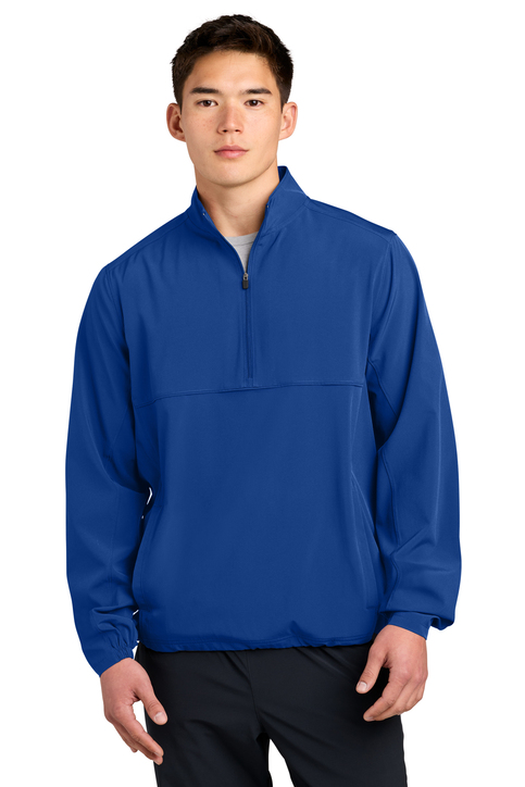 Sport-Tek Repeat 1/2-Zip Long Sleeve Hooded Jacket | Product | SanMar