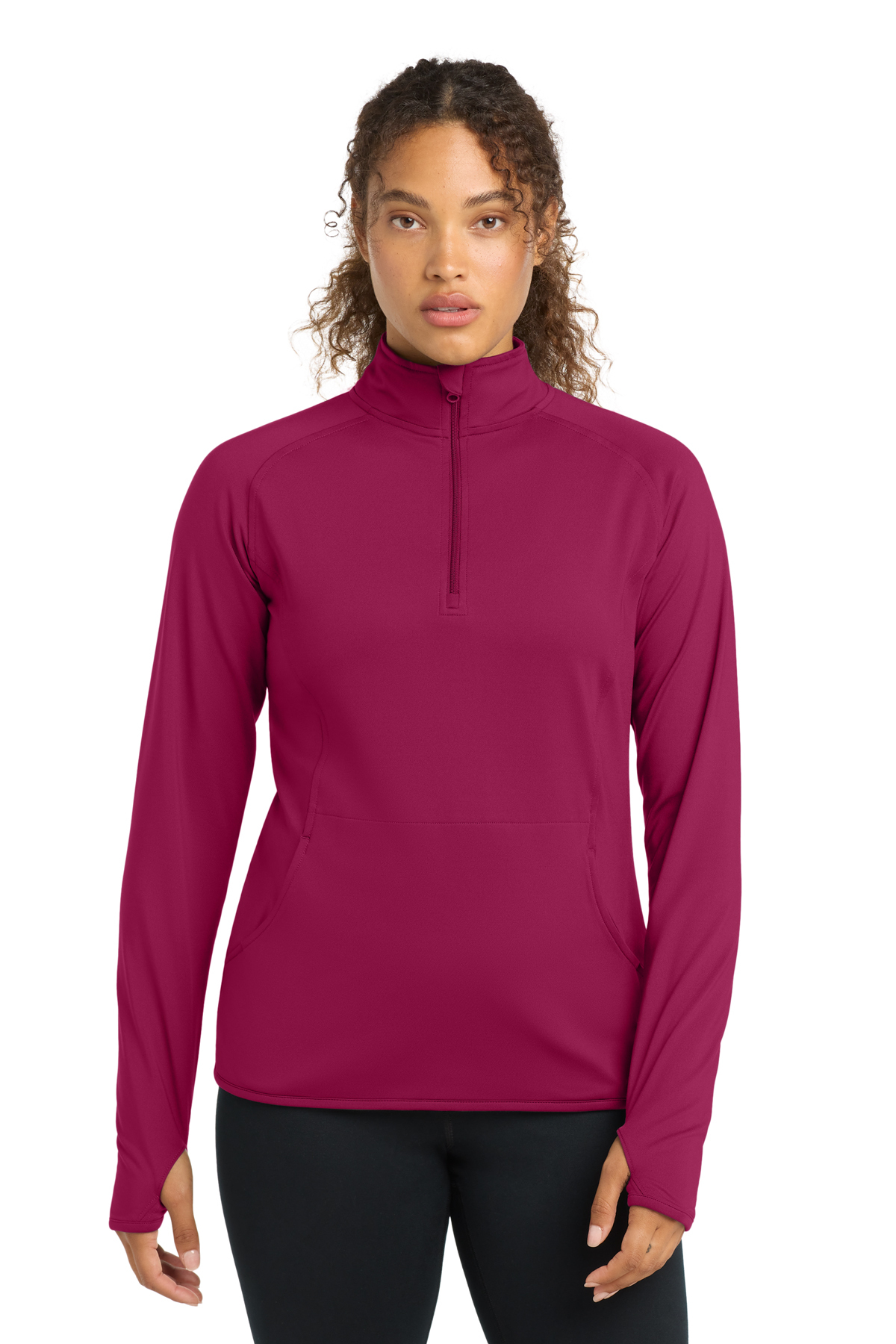 Sport-Tek Women's Sport-Wick Stretch 1/4-Zip Pullover | Product