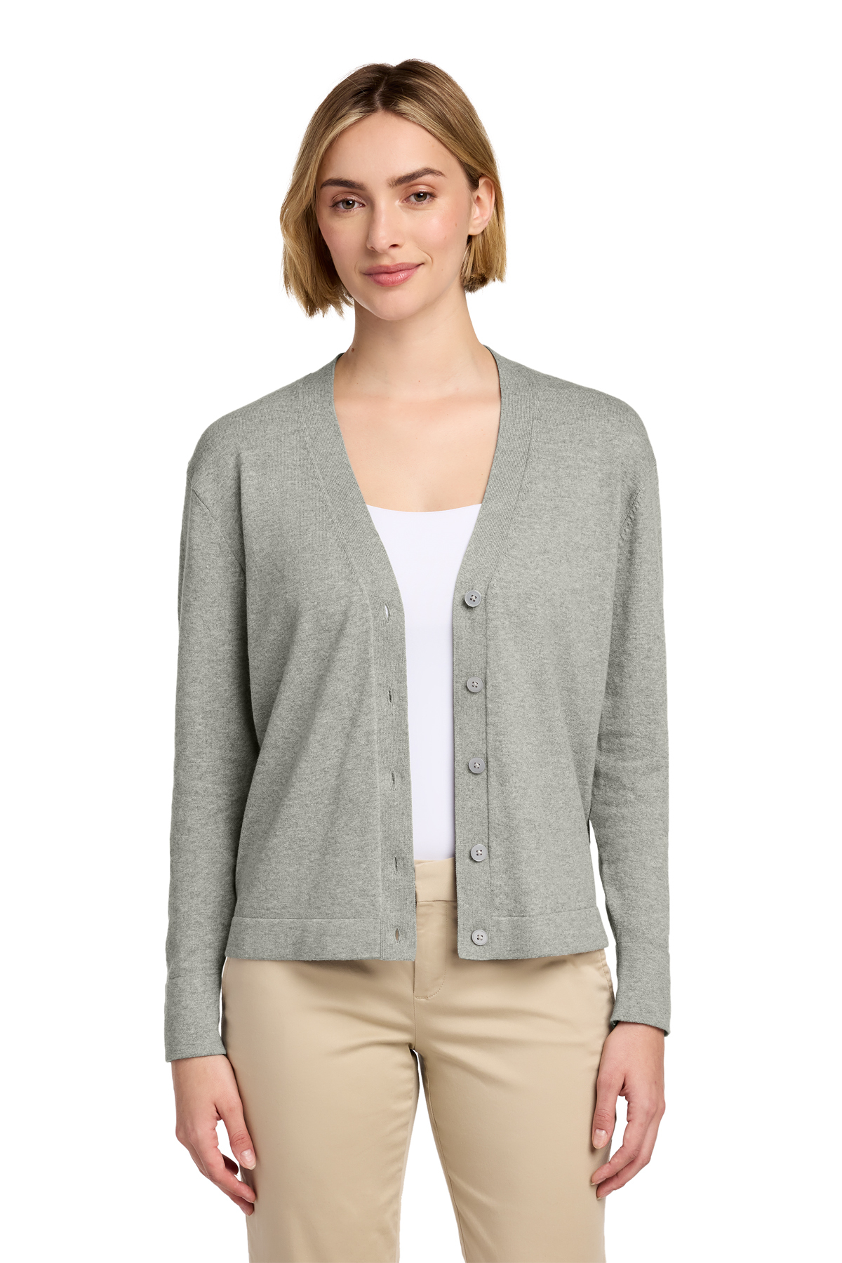 トップス bibiy TRACK CARDIGAN GRAY Boxy Button Front Cardigan - Grey | Mens Knitwear | Shop Knitwear