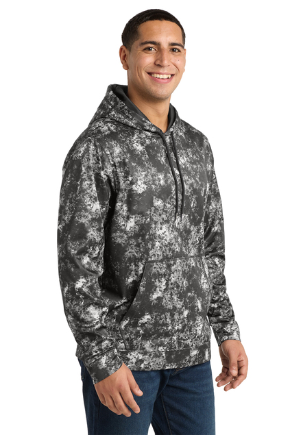 Sport-Tek Sport-Wick Mineral Freeze Fleece Hooded Pullover. ST230