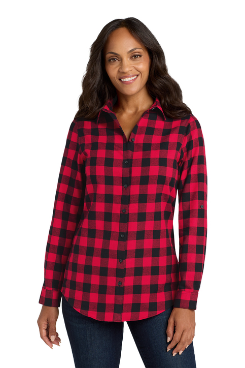 Chemise Femme Leopard Et Tartan Rouge – Style Punk Rockabilly, Marque Denim