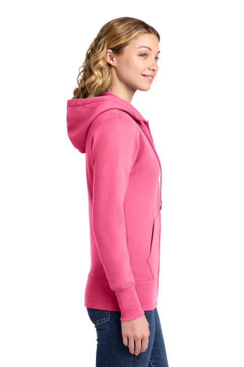 Port & Co Women's Core Fleece Full-Zip Hooded Sweatshirt | Product