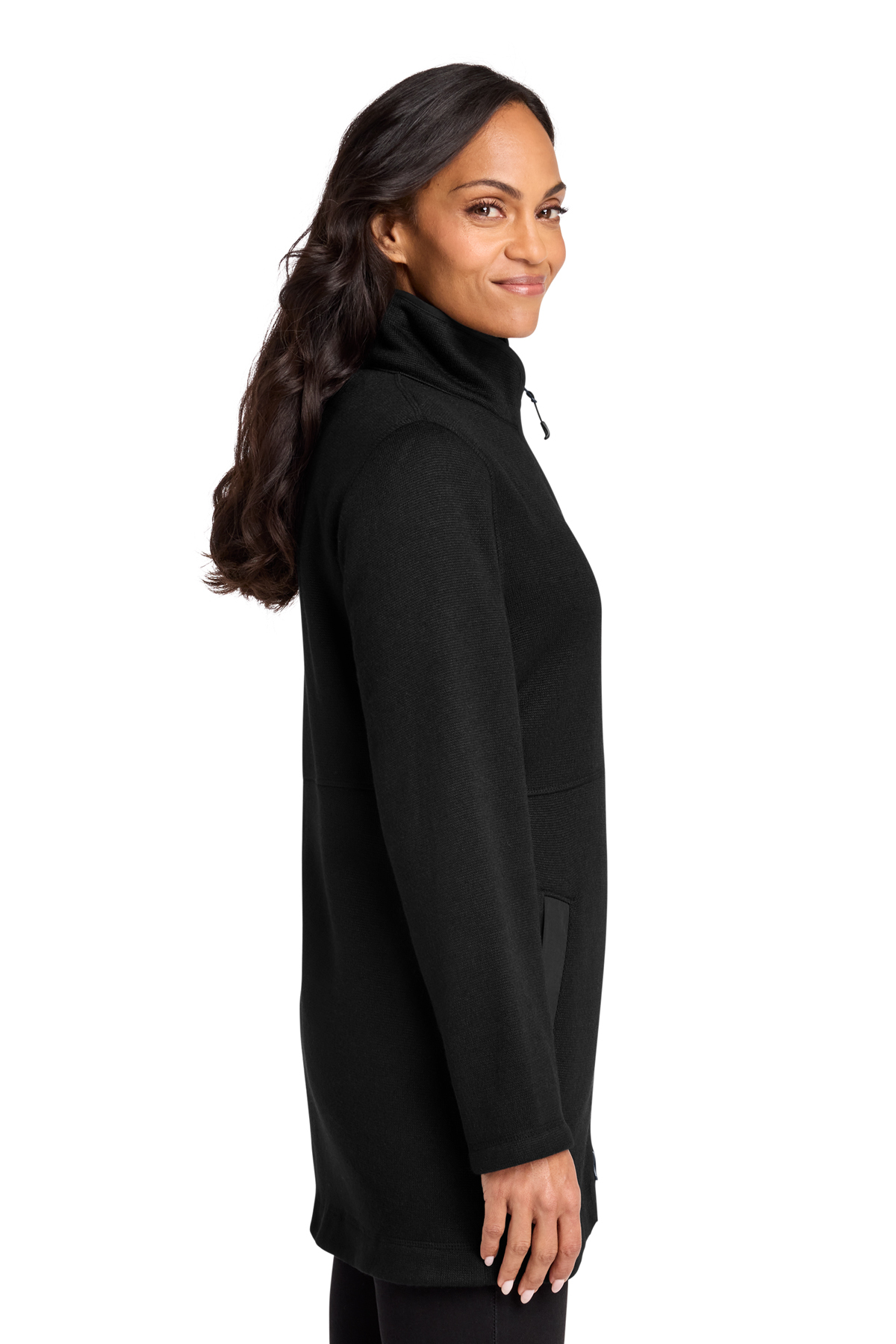Port Authority Women's Arc Sweater Fleece Long Jacket | Product