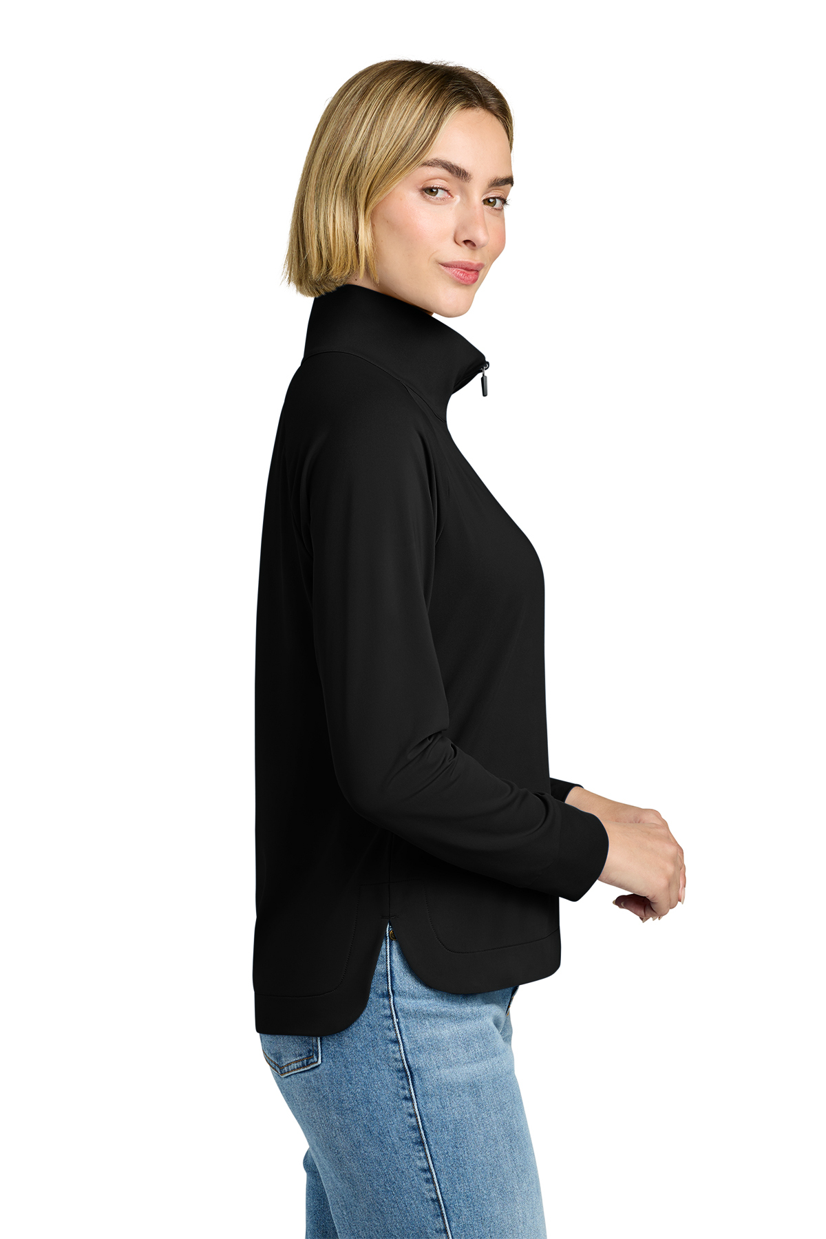 Brooks Brothers Women's Luxe Performance 1/4-Zip | Product | SanMar