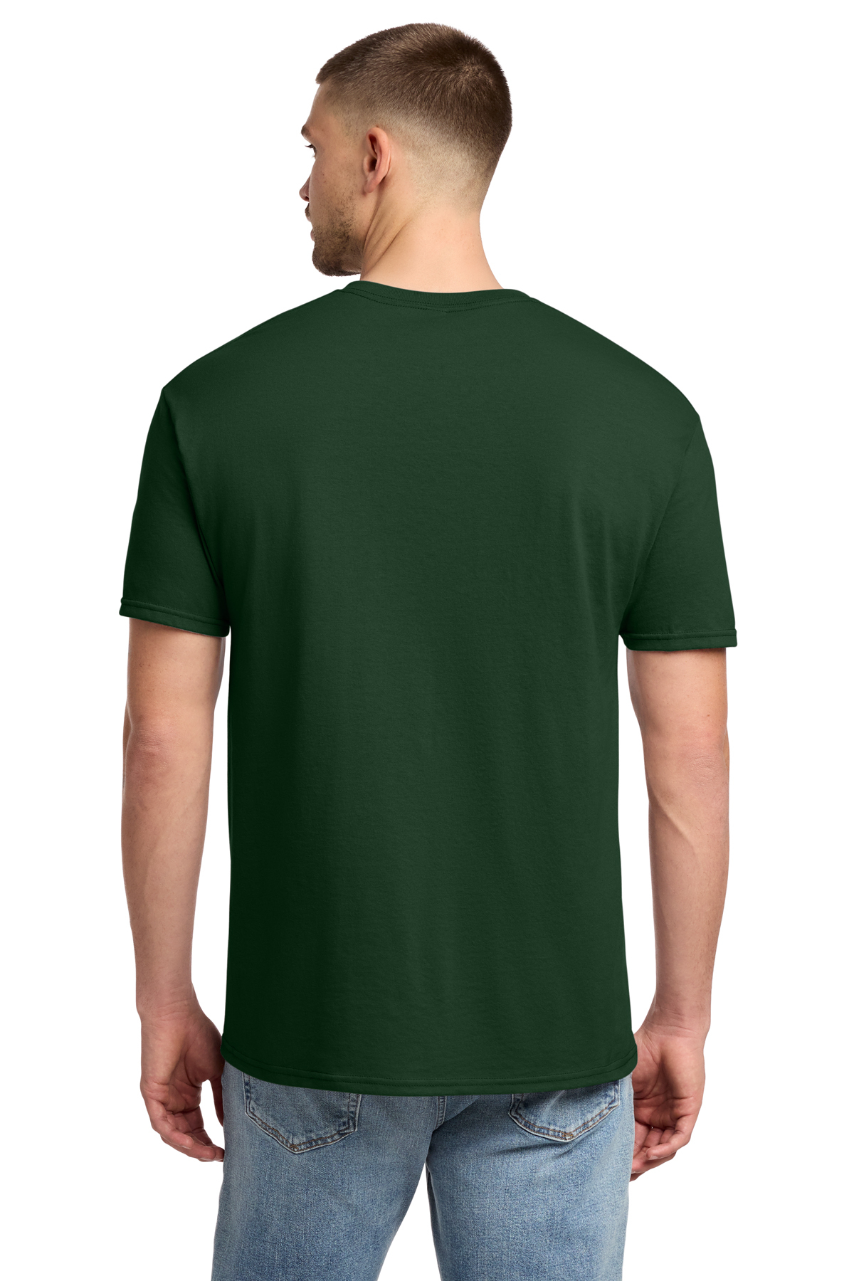 motto_kuma tarptotarp model forest グリーン Jerzees Dri-Power 50/50 Cotton/Poly T-Shirt | Product | SanMar