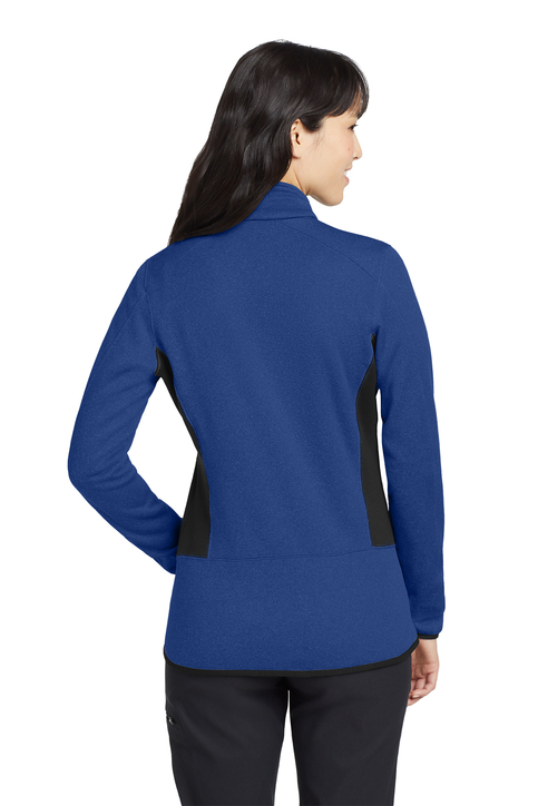 Eddie Bauer Women's Full-Zip Heather Stretch Fleece Jacket