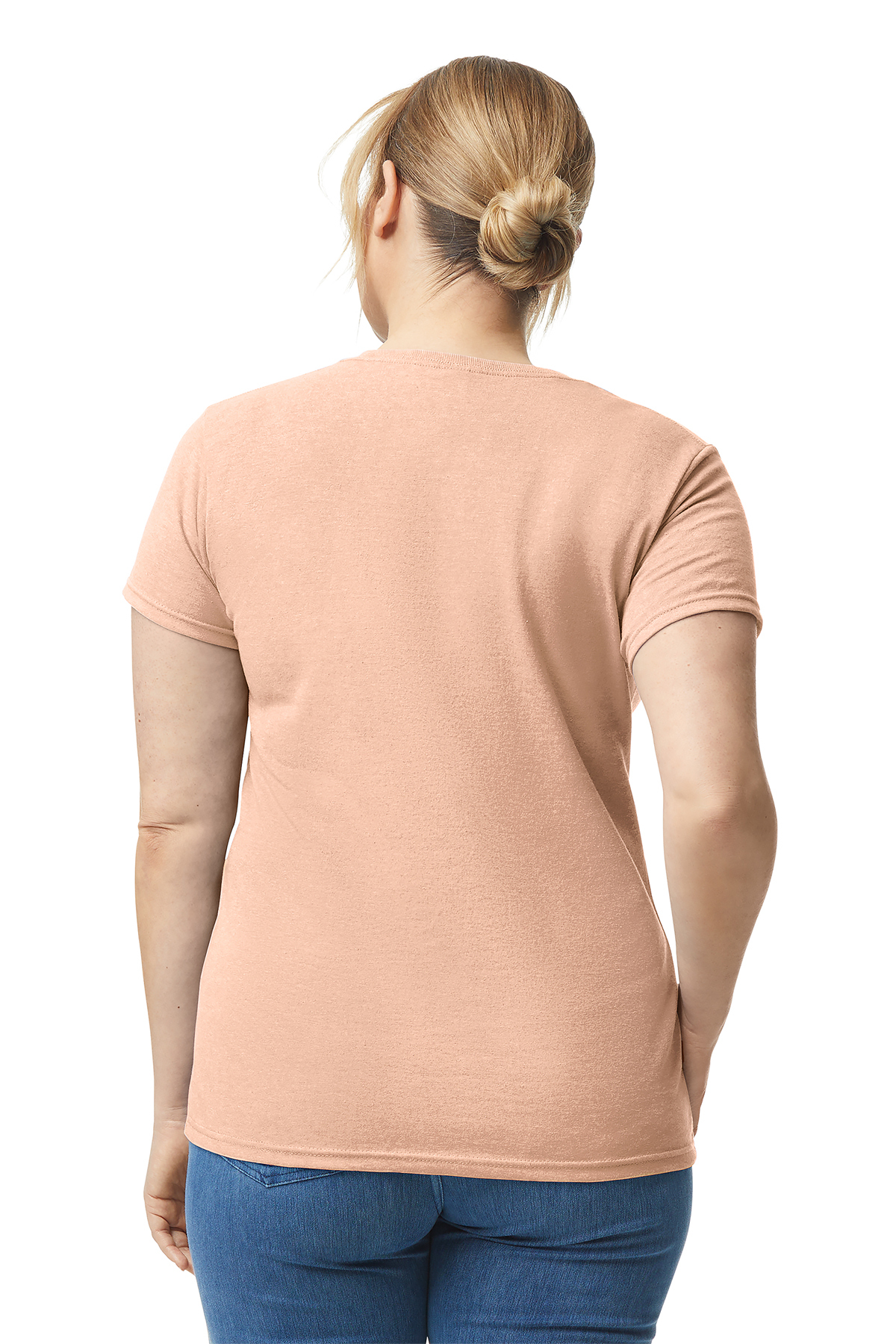 Gildan G500 Maglietta Classica Uomo, Bianco/Rosa Chiaro, XX-Large - 100% Cotone Traspirante, Peso 150g, Prezzo Economico