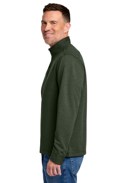 Brooks Brothers Mid-Layer Stretch 1/2-Button | Product | SanMar