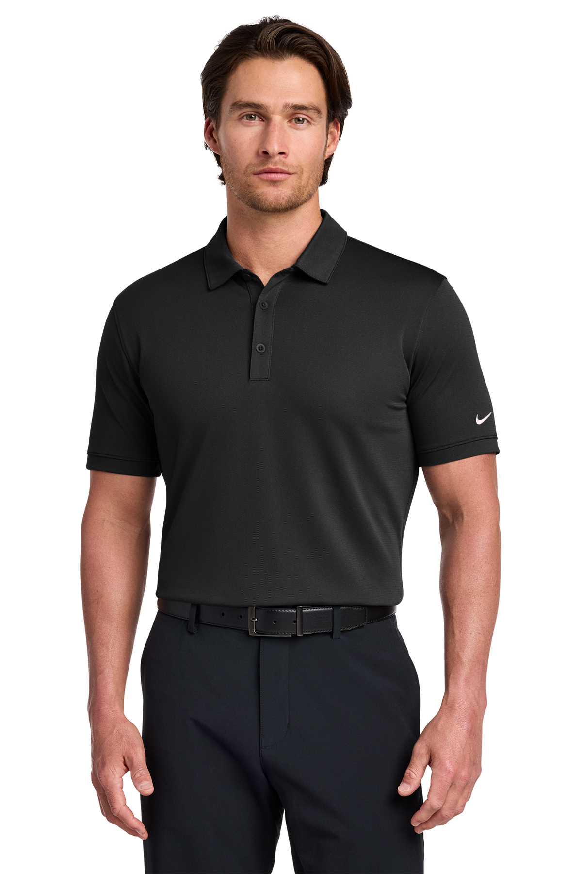 Nike Dri-FIT Solid Icon Pique Modern Fit Polo | Product | SanMar