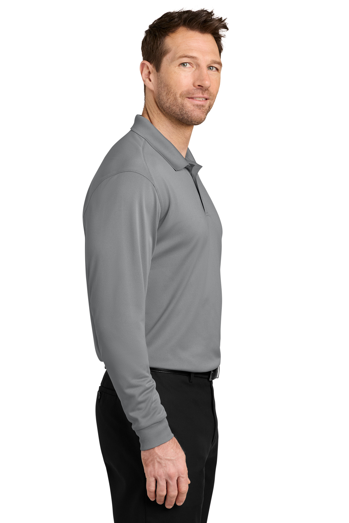 Port Authority Wearever Performance Pique Long Sleeve Polo