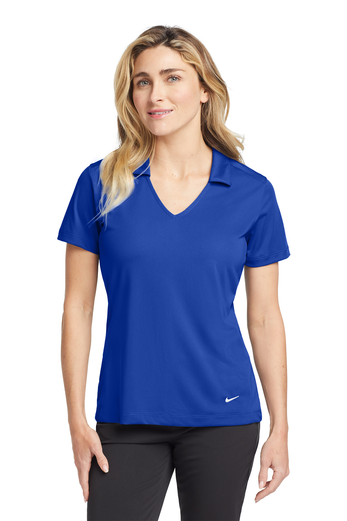 Nike Women's Dri-FIT Vertical Mesh Polo | Product | SanMar