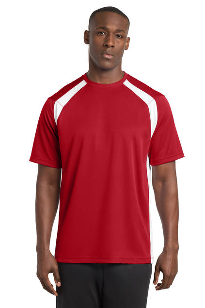 ホワイトTee レッド　ストラップ 3862-TrueRedWhite-5-