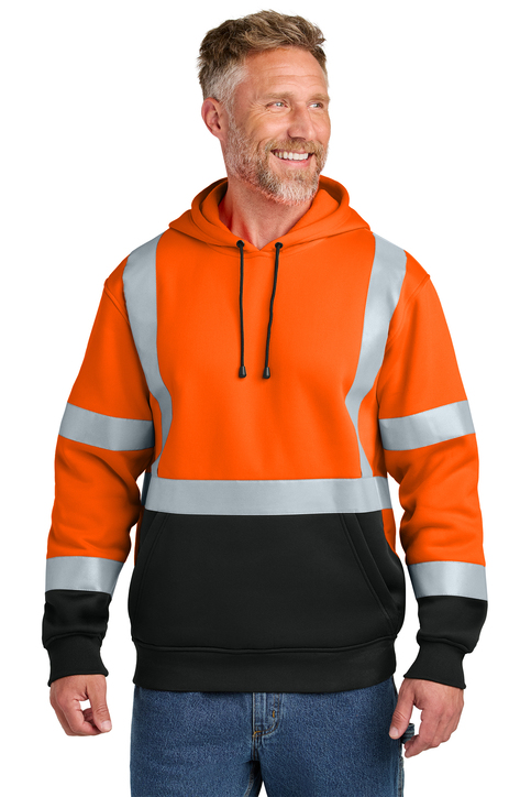 CornerStone ANSI 107 Class 3 Heavy-Duty Fleece Full-Zip Hoodie
